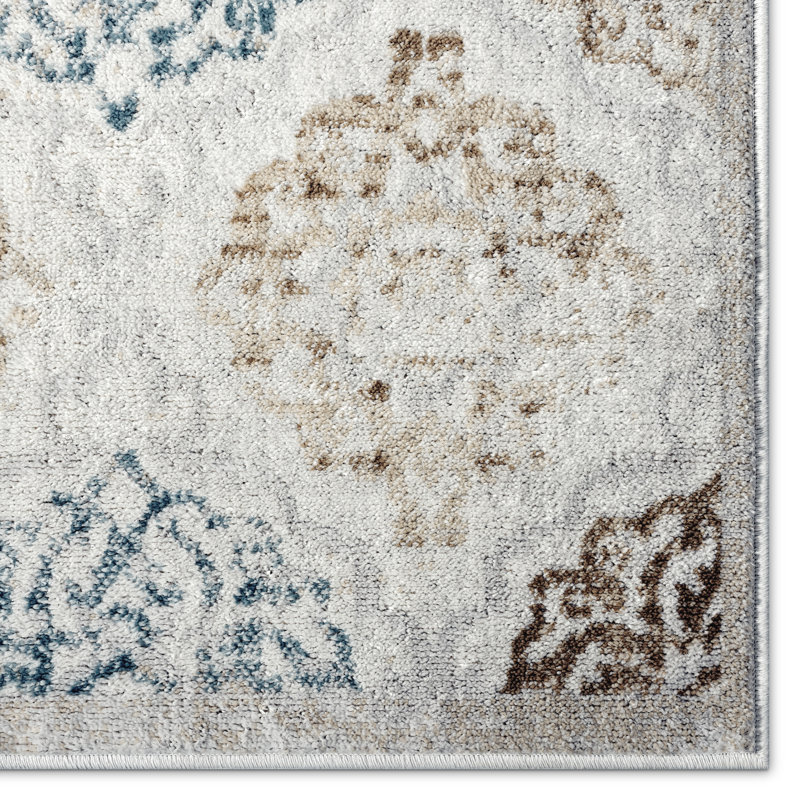 Geometric Indoor Rug, Rectangle 6'6" x 9'2"