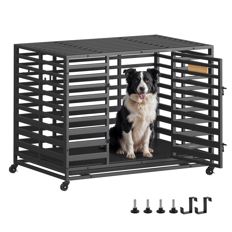 Heavy-duty Dog Crate, Large (32.5" H x 42.1" W x 27.6" D