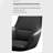 High-Back Ergonomic Executive Office Chair, Premium PU Leather Desk Chair with 360° Swivel & Wheels, Modern Computer Chair for Home Office, White-1220049437