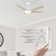 Alcie 5 - Blade LED Smart Standard Ceiling Fan with Remote Control and Light Kit Included