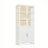76.75" Tall Display Cabinet With Glass Doors And LED Lights-792878755