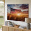 Impression sur toile de drapeau américain sur fond de blé doré au coucher du soleil pour le salon, la chambre à coucher, le bureau, le couloir, le vestibule, le mur de la galerie et la décoration intérieure moderne-129645852