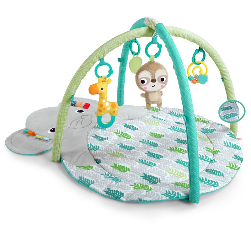 36.2 in. L 21.3 in. - Thick Nap Mat Fabric and Plastic / Acrylic Playmat Baby Gym