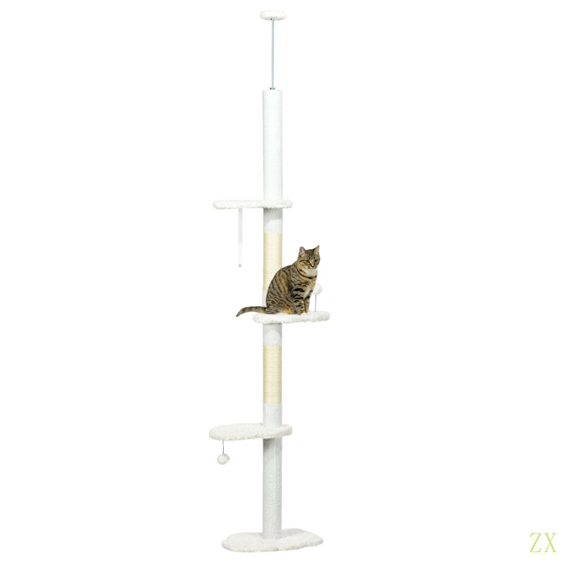 Arbre à chat avec poteaux à griffes Pawhut