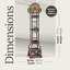 Hourglass Grandfather Clock