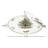 Spode – Christmas Tree – Christmas Tree Cake Plate and Server - Multicolored, Set of 2