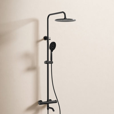 10" Thermostatic Slide Bar Shower System