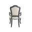 Dijon Fabric Arm Chair in Ivory