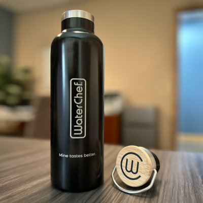 WaterChef Insulated Stainless Steel Water Bottle, 750ml