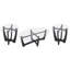 Table basse 48 po ovale en verre (table incluse seulement)