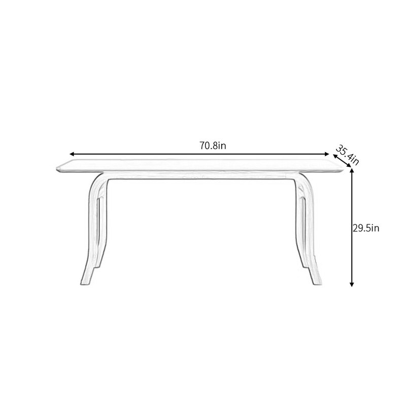 Barbay, 29.5"H x 70.8"L x 35.4"W
