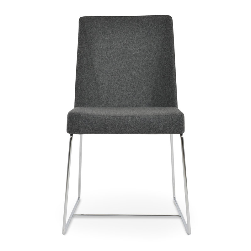 Chaise d'appoint Prisma, Gris foncé