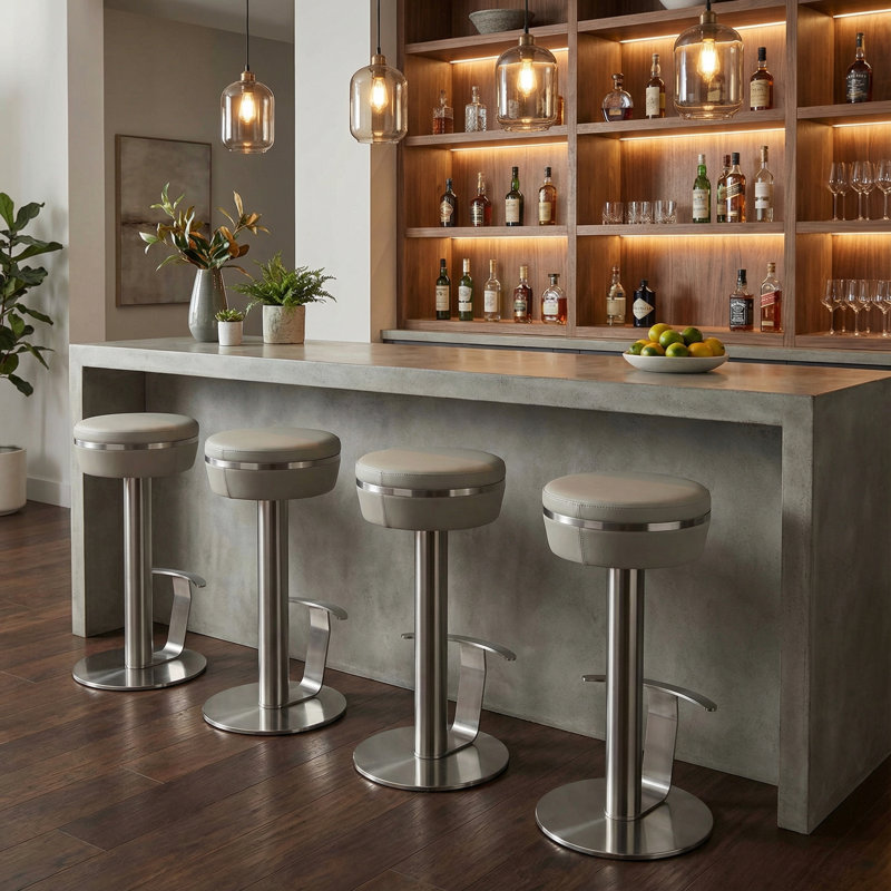 Tabouret de bar pivotant 31 po Upsala