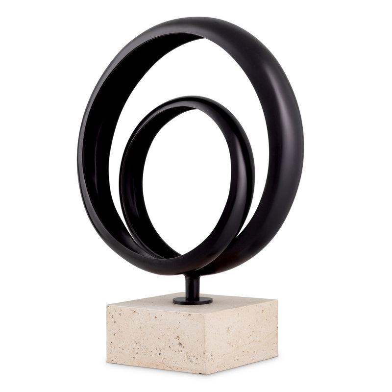 Object Elena Bronze Highlight Finish Travertine