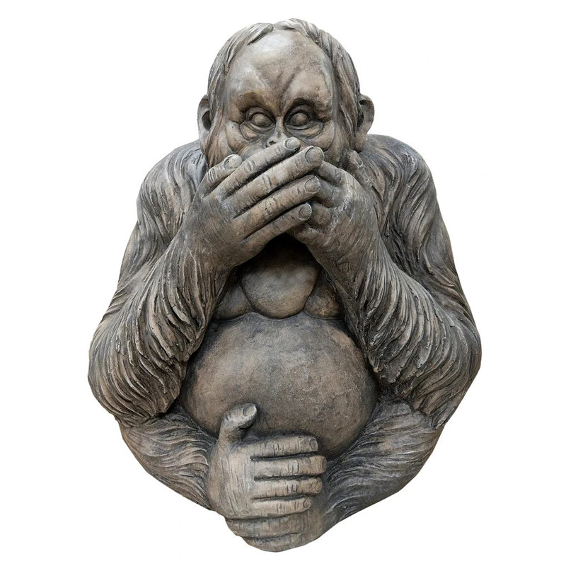 Deemer Animals Weather Resistant Fiberstone Garden Statue