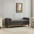 Upholstered Bench with Arms, Wood Legs and 2 Bolsters-1509027491