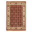 Dwania Hand Knotted Area Rug in Red