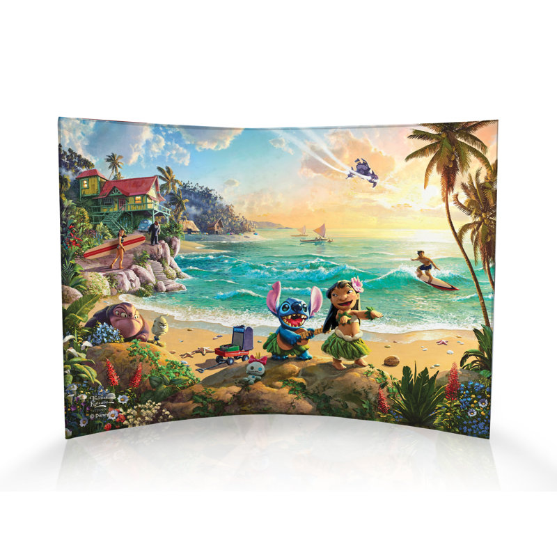 Disney (Lilo & Stitch) Curved Acrylic Print