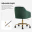 Chaise de travail en velours Adan-851133859