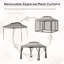 Abri escamotable d'extérieur 11 pi x 11 pi Outsunny-125979815