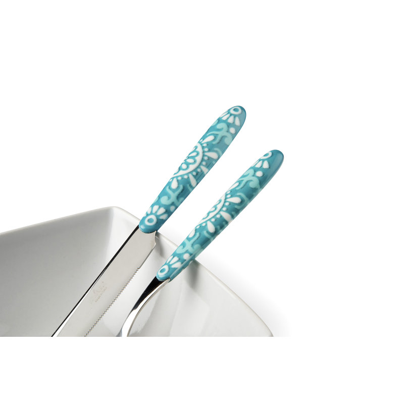 Excelsa 24 pieces cutlery set Mandala stainless steel  multicolor