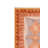 Terracotta Geometric Triangles Area Rug