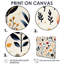 «Love In The Wild» corail et beige Lfower - ensemble de 4 décorations crème-1646463766-1646463767