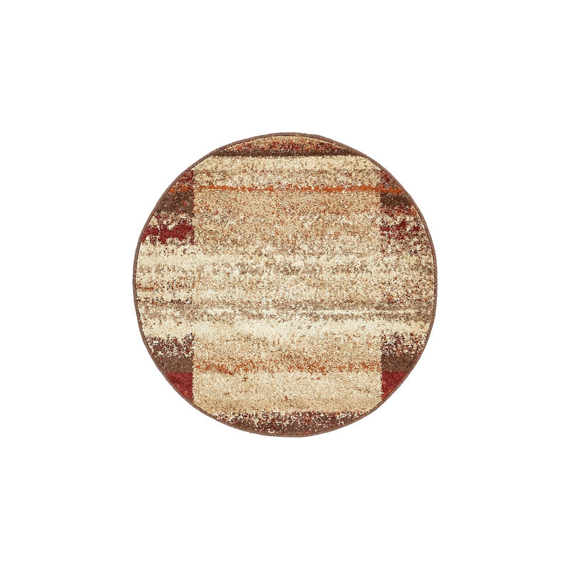 Cotati Abstract Indoor Rug, Round 3'3"