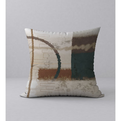 Abstract Reversible Throw Pillow