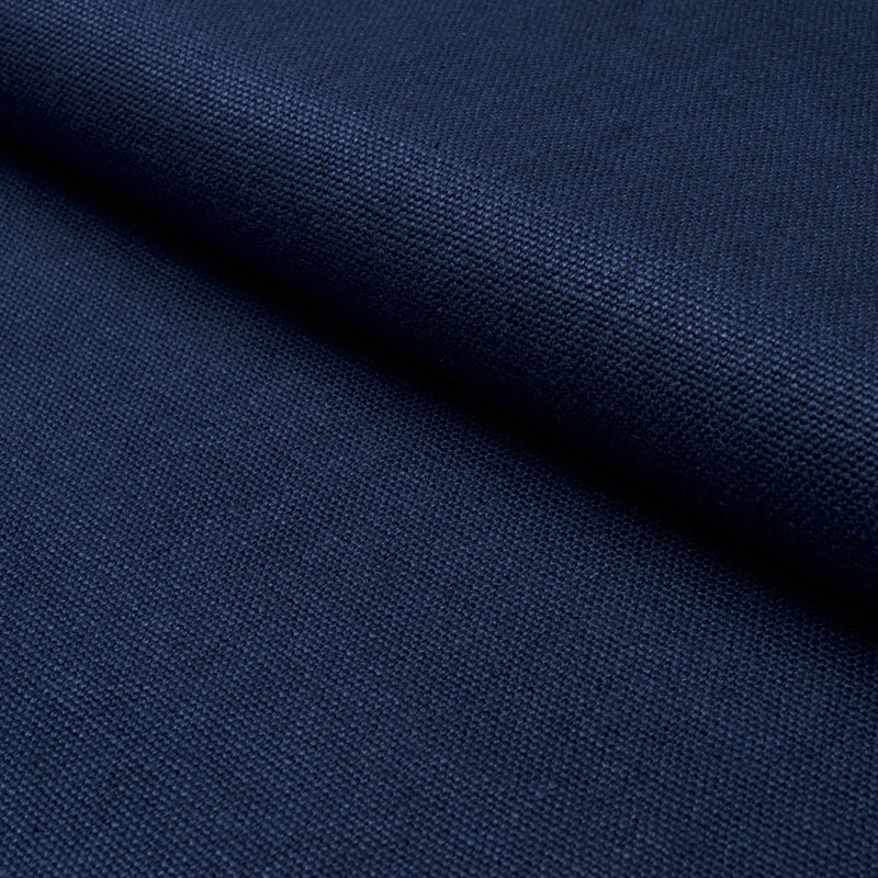 Franc Linen Fabric, Navy
