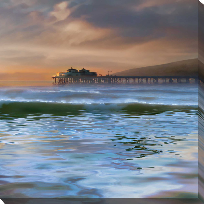 «The Pier», reproduction, H 24 po x l 24 po x P 1,5 po, Toile tendue