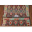 Tapis multicolore en laine réversible Kilim 6 x 8