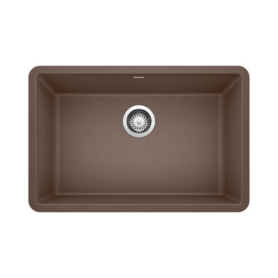 Precis Silgranit 27" Single Bowl Undermount Kitchen Sink - Café