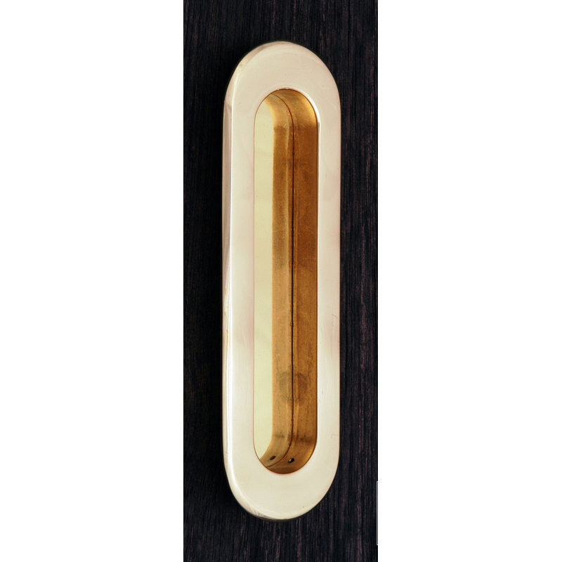 CF Series Recessed Pull, Polished Brass