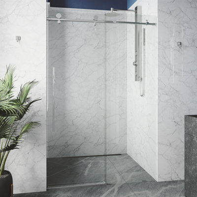 Elan E-Class 60" Frameless Sliding Shower Door