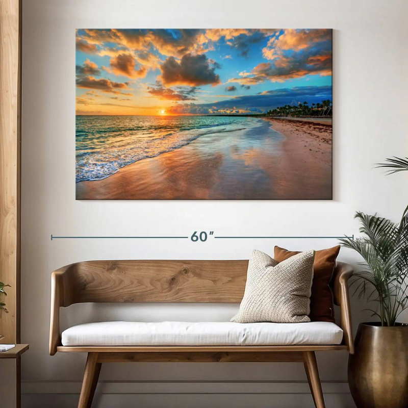 Coucher de soleil Gillard, H 34 po x l 51 po