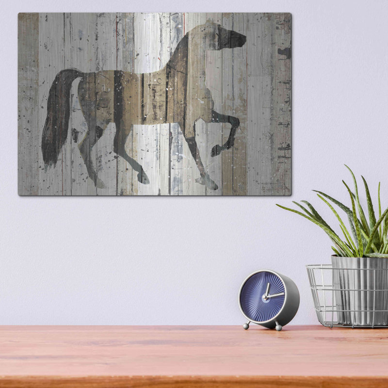 Luxe Dark Art «Dark Horse» par Michael Mullan, Met «Dark Horse» par Michael Mullan, H 12 po x l 16 po