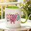 1pc Book-Themed Ceramic Mug Suitable for Book Lovers - Reusable Coffee & Tea Cup with Happy Mother's Day/Thanksgiving.