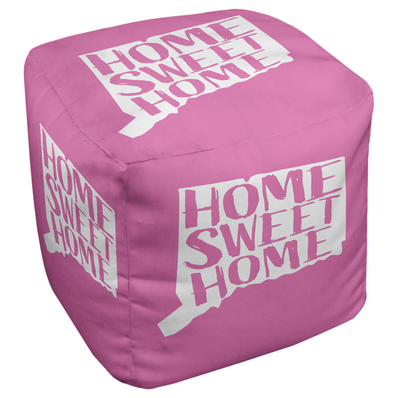 Repose-pieds à cubes connecticut the home, Rose