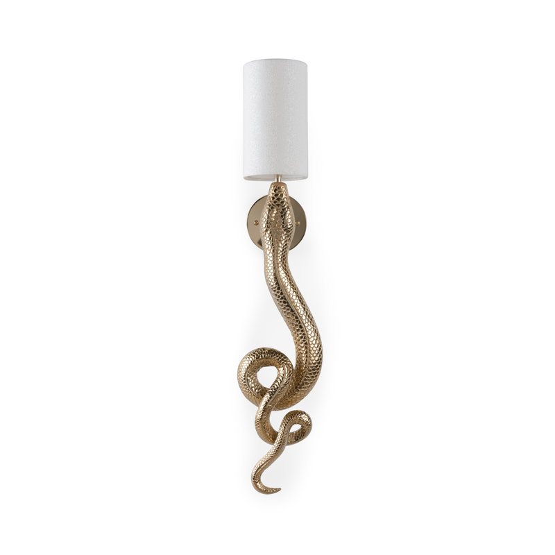 Sapera 1 - Light Armed Sconce, Brass, Black