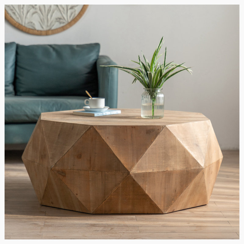 Table basse à piédestal