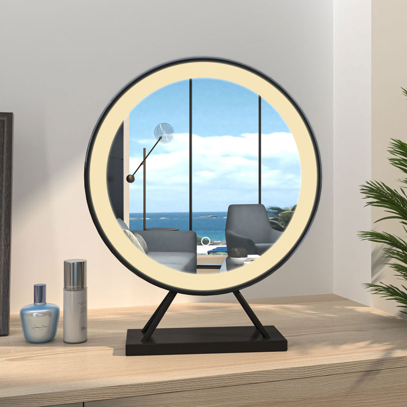 Bonfiglio Aluminium Round Mirror