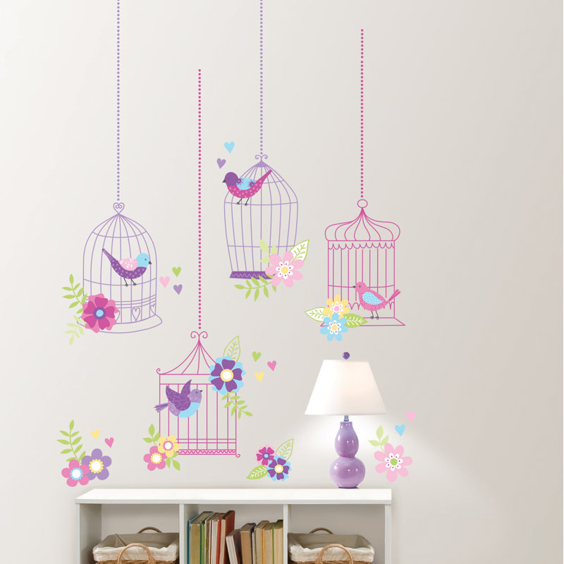 Bordure de papier peint L 34,5 pi x l 39 po Chirper the Day Away