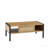 Rattan Coffee Table, Sliding Door For Storage, Metal Legs For Living Room-1778997516-1778997518
