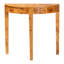 Console en demi-lune en bois véritable moderne et contemporain