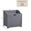 Milano Wood Cabinet Laundry Hamper-101287657