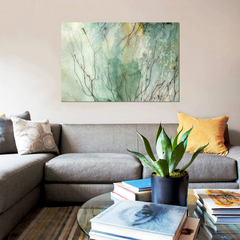 «Branches II», reproduction sur toile, H 8 po x l 12 po x P 0,75 po, Toile tendue