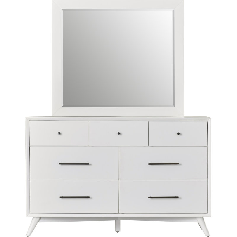 Williams Dresser Mirror, White