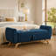 Banc de lit moderne en velours côtelé avec rangement dissimulé et pieds en bois massif-709760331-709760342