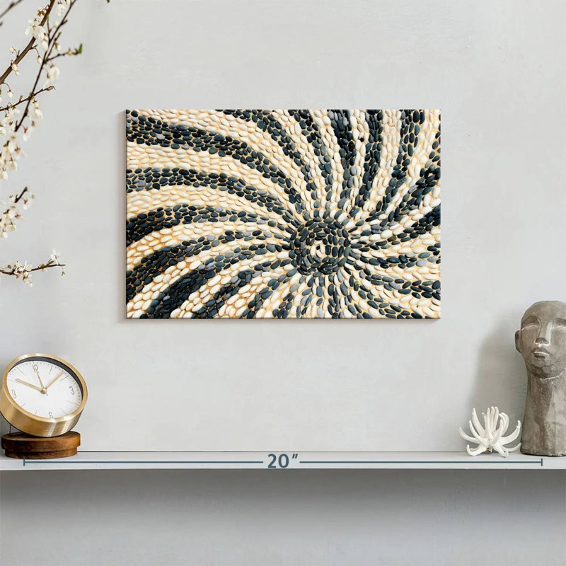 Mosaïque de galets Avery Sun, H 8 po x l 12 po